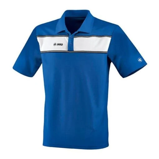 Jako Player Poloshirt Damen Blau Weiss F04 -Sportbekleidungs Geschäft 10013016 jako player poloshirt damen blau weiss f04