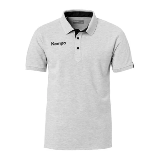 Kempa Prime Poloshirt -Sportbekleidungs Geschäft 10107400 kempa prime poloshirt grau schwarz f03