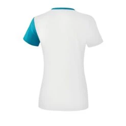 Erima 5-C T-Shirt Damen Weiss Blau -Sportbekleidungs Geschäft 10124099 erima 5 c t shirt damen weiss blau 1