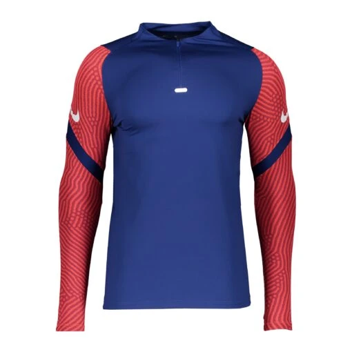 Nike Strike 1/4 Zip Sweatshirt Blau F455 -Sportbekleidungs Geschäft 10162618 nike strike 1 4 zip sweatshirt blau f455