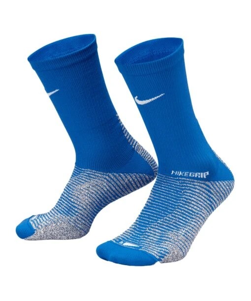 Nike Grip Strike Crew Socken Blau Weiss F463 -Sportbekleidungs Geschäft 10173993 nike grip strike crew socken blau weiss f463