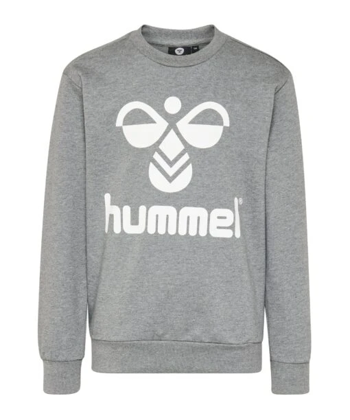 Hummel HmlDOS Sweatshirt Kids Grau F2800 -Sportbekleidungs Geschäft 10180182 hummel hmldos sweatshirt kids grau f2800