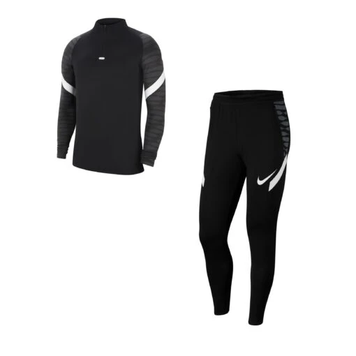 Nike Strike 21 Drill Top + Hose Set Schwarz -Sportbekleidungs Geschäft 10188469 nike strike 21 drill top hose set schwarz