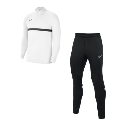 Nike Academy 21 Drill Top + Hose Set Weiss Schwarz -Sportbekleidungs Geschäft 10188499 nike academy 21 drill top hose set weiss schwarz