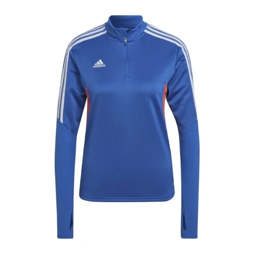 Adidas Condivo Pred HalfZip Sweatshirt Damen Blau -Sportbekleidungs Geschäft 10209635 adidas condivo pred halfzip sweatshirt damen blau