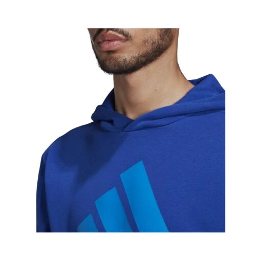 Adidas Three Bar Future Icons Hoody Blau -Sportbekleidungs Geschäft 10209861 adidas three bar future icons hoody blau 2