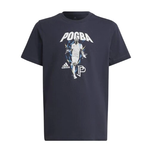 Adidas Graphic Pogba T-Shirt Kids Blau -Sportbekleidungs Geschäft 10229182 adidas graphic pogba t shirt kids blau