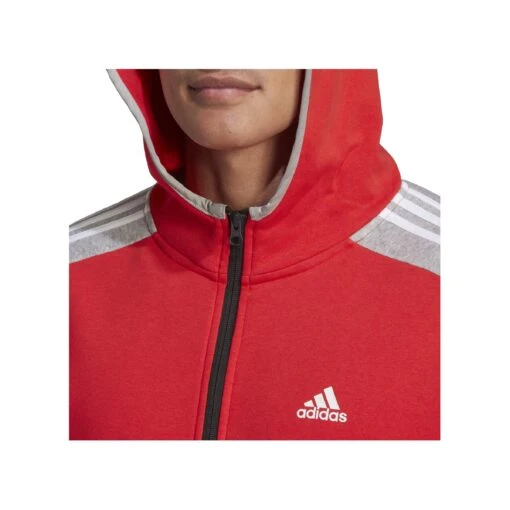 Adidas MTS Fleece Freizeitanzug Rot Grau -Sportbekleidungs Geschäft 10229346 adidas mts fleece freizeitanzug rot grau 3