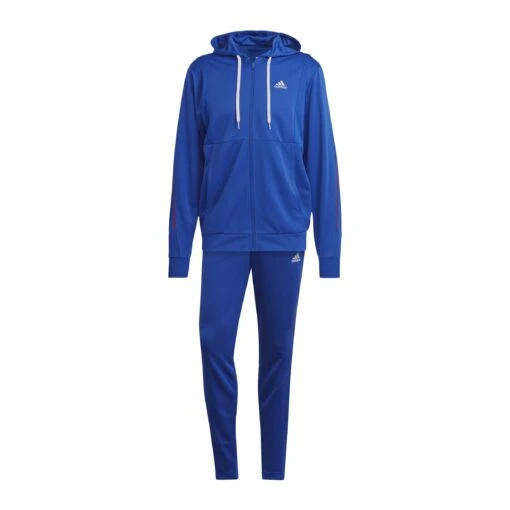 Adidas MTS Rib Aerorea Trainingsanzug Blau -Sportbekleidungs Geschäft 10229517 adidas mts rib aerorea trainingsanzug blau