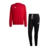 Adidas Entrada 22 Sweater Jogging Set Rot Schwarz -Sportbekleidungs Geschäft 10230246 adidas entrada 22 sweater jogging set rot schwarz