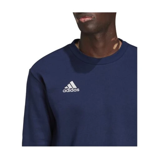 Adidas Entrada 22 Sweater Jogging Set Blau Schwarz -Sportbekleidungs Geschäft 10230247 adidas entrada 22 sweater jogging set blau schwarz 1