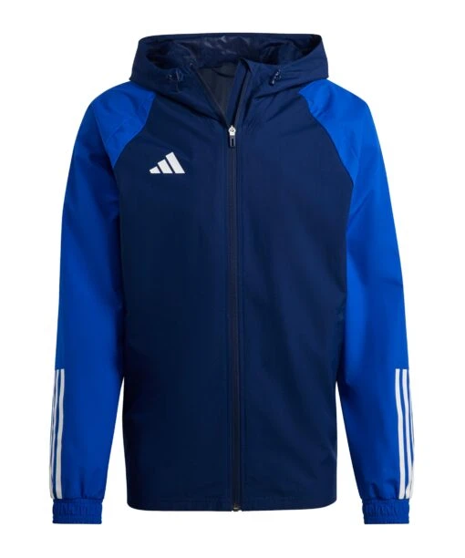 Adidas Tiro 23 Competition Allwetterjacke Blau -Sportbekleidungs Geschäft 10246582 adidas tiro 23 competition allwetterjacke blau