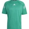 Adidas 3-Stripes T-Shirt Grün Weiss -Sportbekleidungs Geschäft 10248021 adidas 3 stripes t shirt gruen weiss