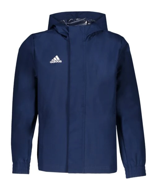 Adidas Entrada 22 Allwetterjacke Blau -Sportbekleidungs Geschäft 10251700 adidas entrada 22 allwetterjacke blau