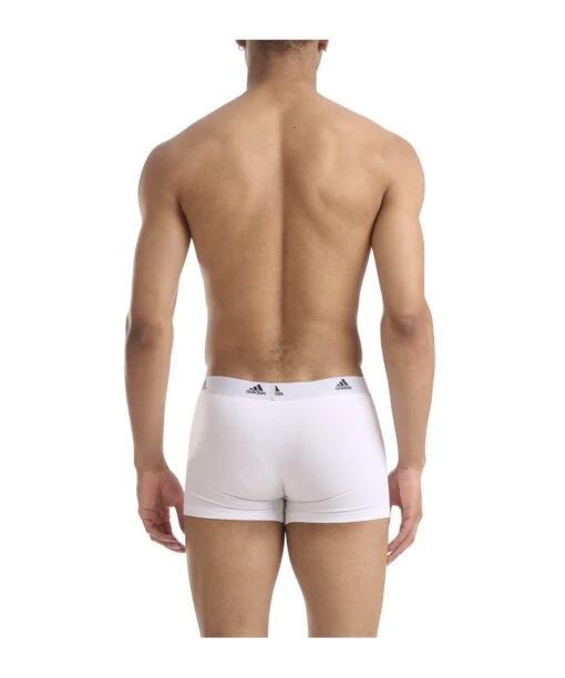 Adidas Active Flex Cotton Trunk 3er Pack Weiss -Sportbekleidungs Geschäft 10266639 adidas active flex cotton trunk 3er pack weiss 3